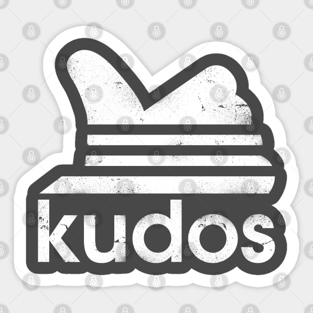 Kudos stripes joke Sticker by ntesign